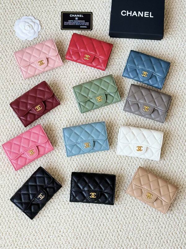 Chanel card bag 7.5X11.3X2cm 98